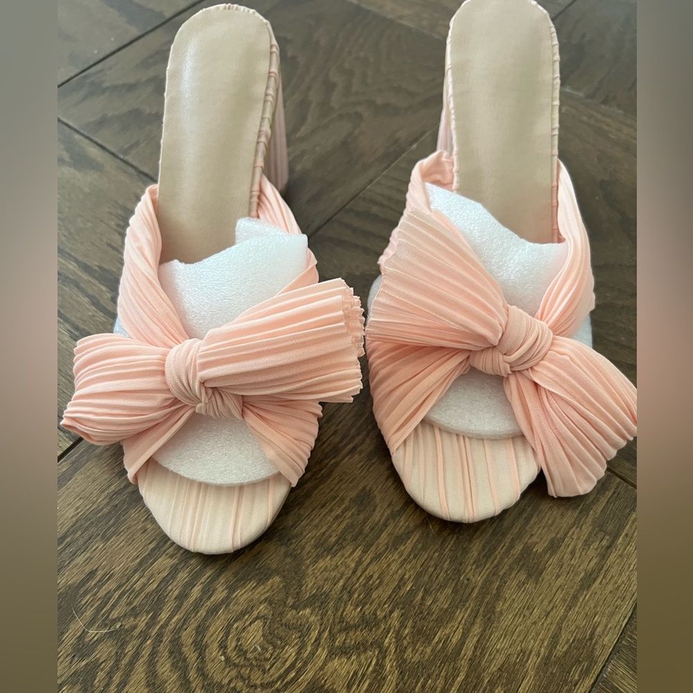 Peach Mule Slides - image 1
